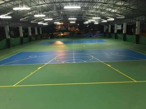 Acrylic Coating Floor สนามกีฬาเอนกประสงค์_01